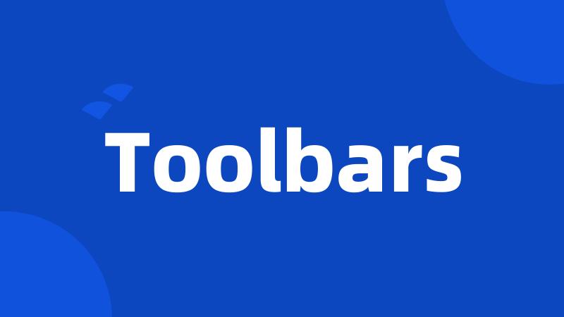 Toolbars