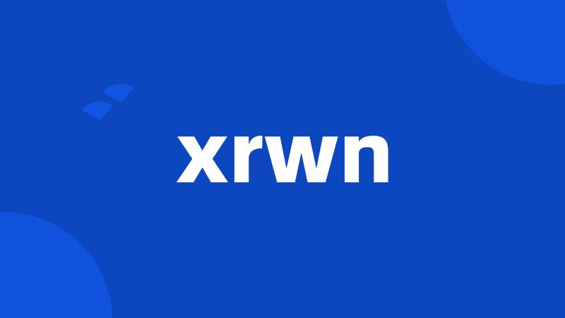 xrwn