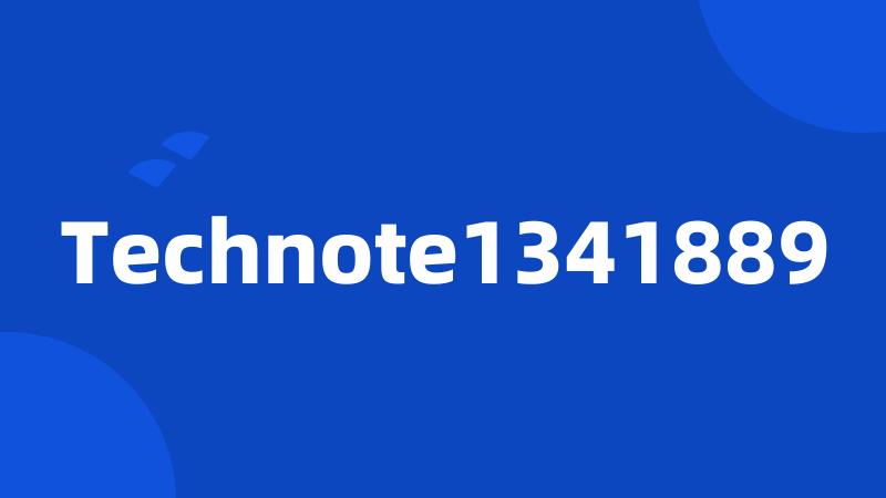 Technote1341889