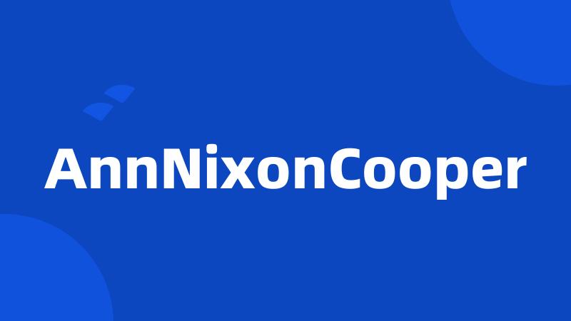 AnnNixonCooper