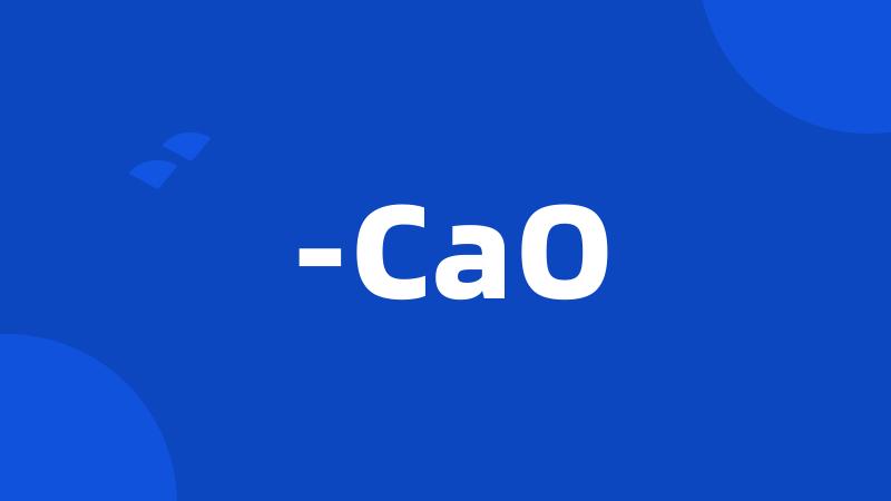 -CaO