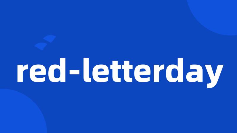 red-letterday
