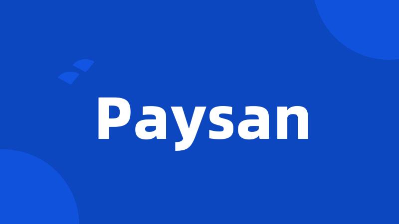Paysan