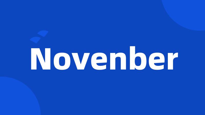 Novenber