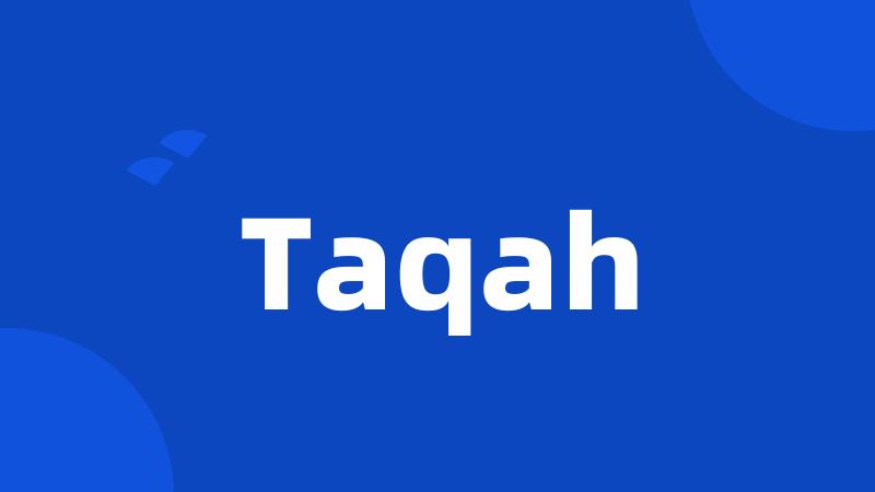 Taqah