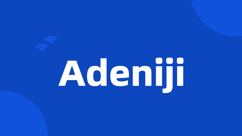 Adeniji