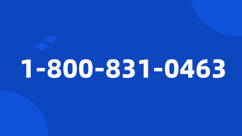 1-800-831-0463