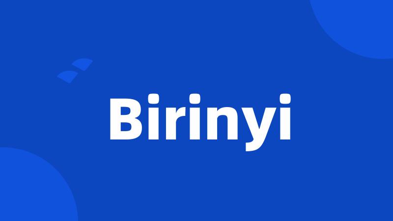 Birinyi