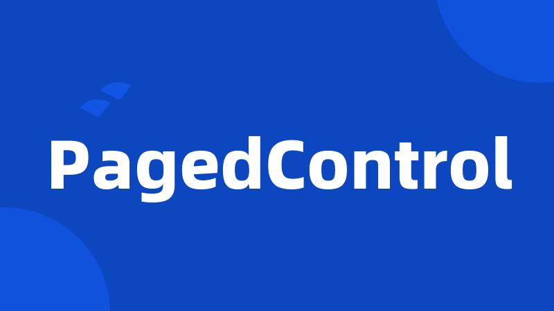 PagedControl