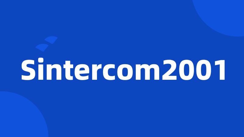 Sintercom2001