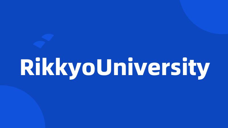 RikkyoUniversity