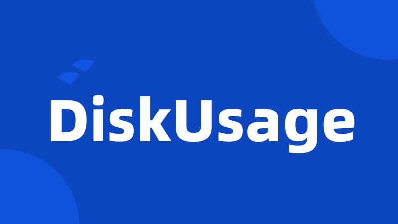 DiskUsage