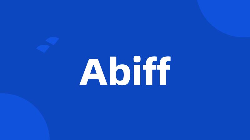Abiff