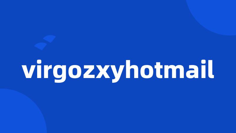 virgozxyhotmail