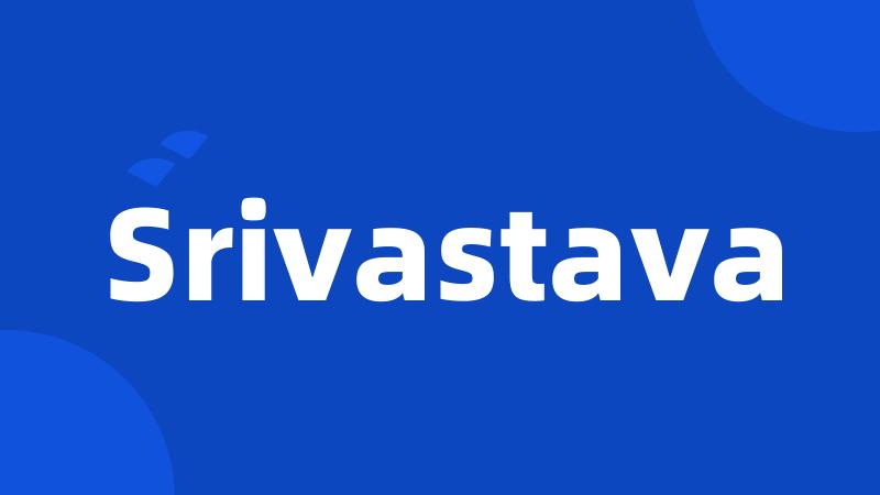 Srivastava