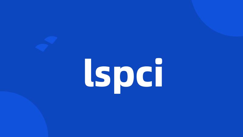 lspci