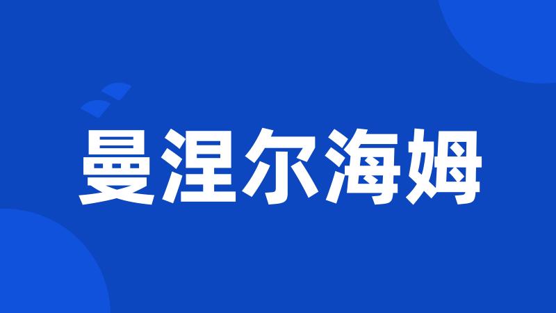 曼涅尔海姆