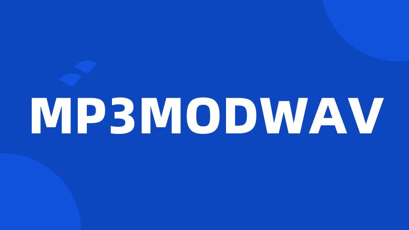 MP3MODWAV