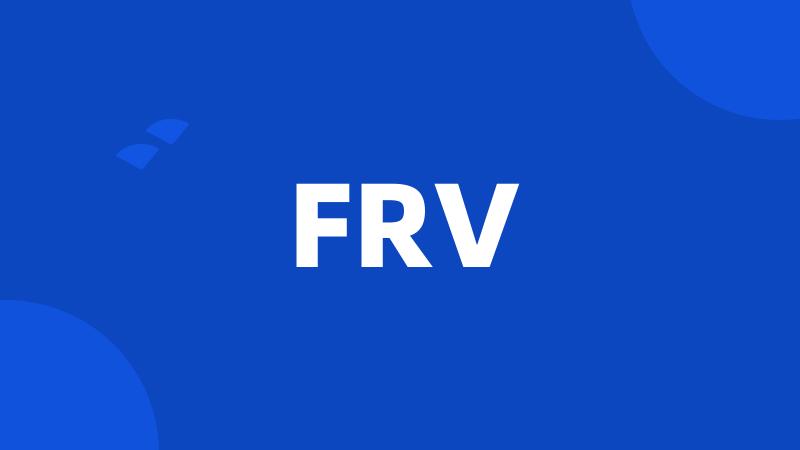 FRV