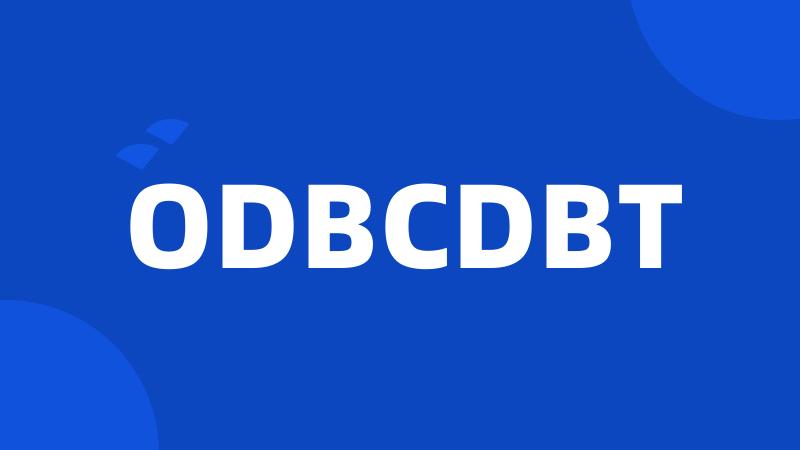 ODBCDBT