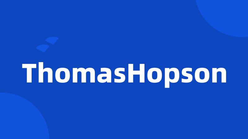 ThomasHopson