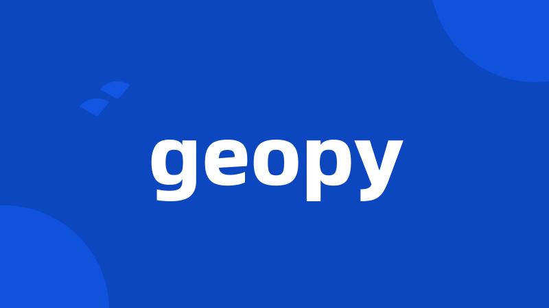 geopy