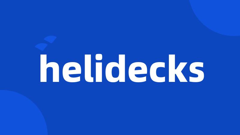 helidecks