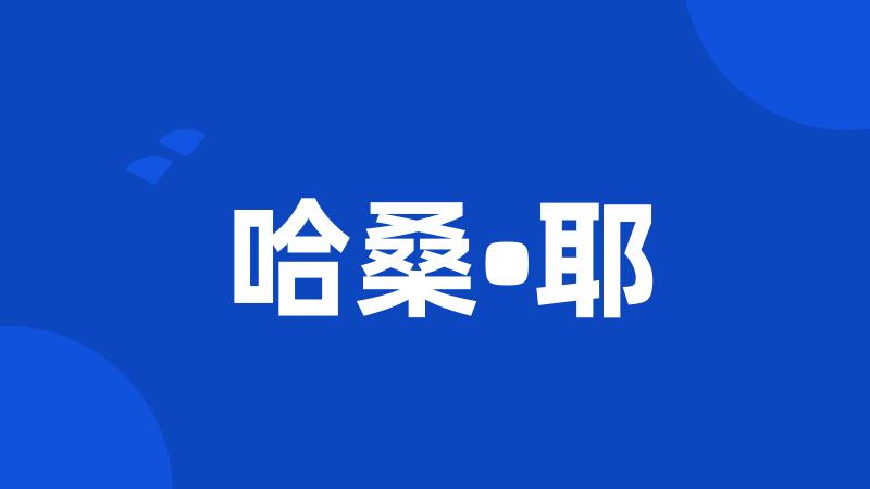 哈桑•耶