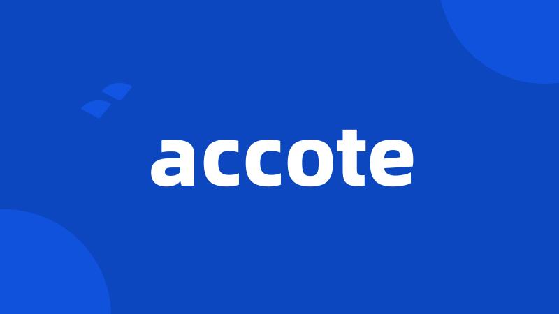accote