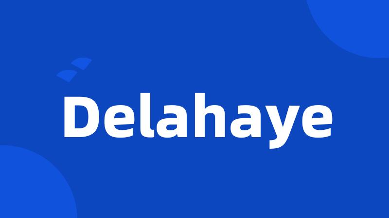 Delahaye