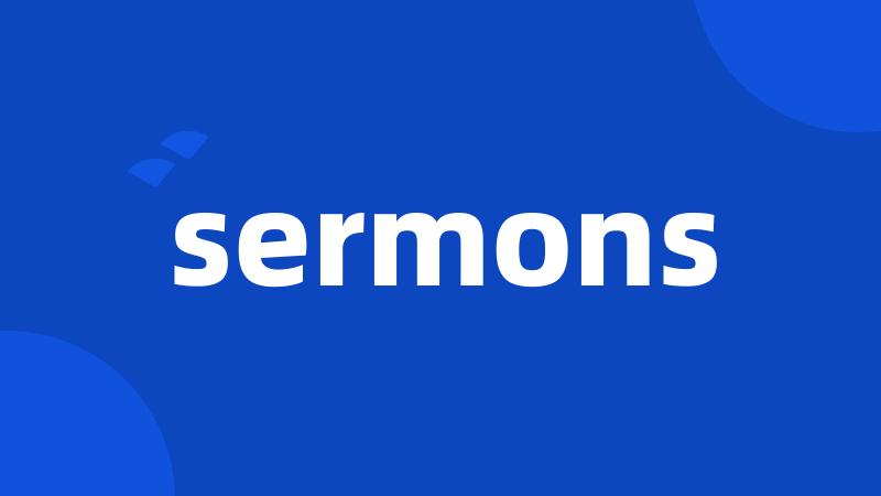 sermons