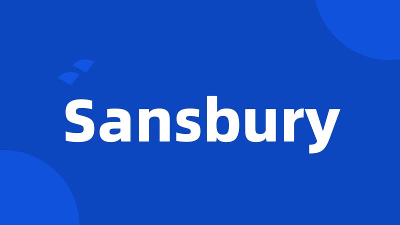 Sansbury