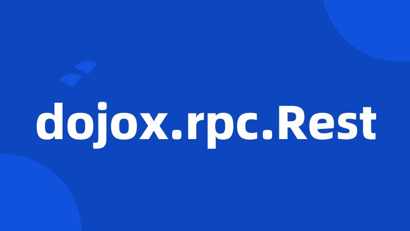 dojox.rpc.Rest