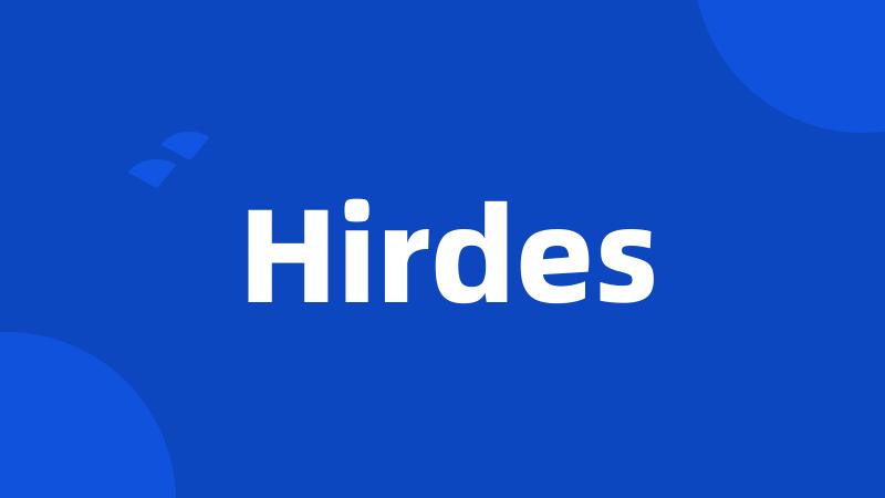 Hirdes