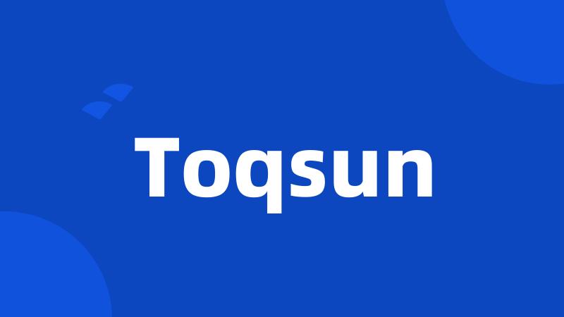 Toqsun