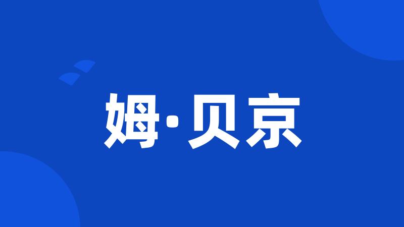 姆·贝京