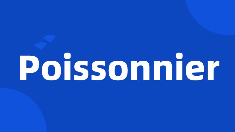 Poissonnier