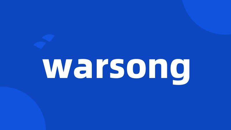 warsong