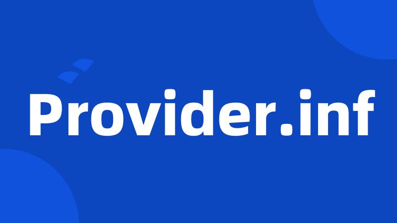 Provider.inf
