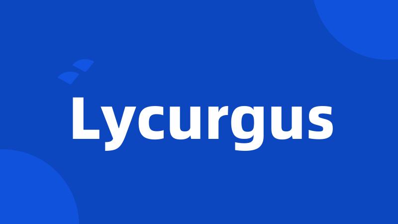Lycurgus