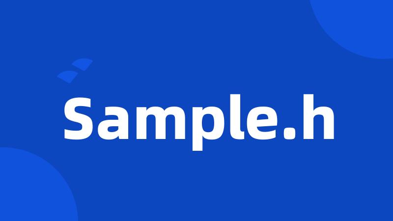Sample.h