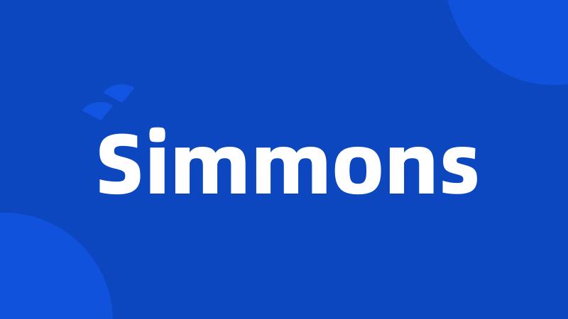 Simmons