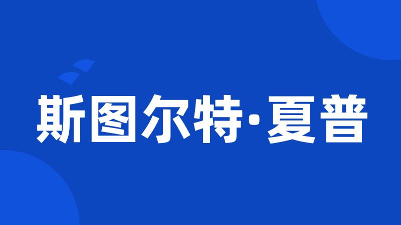 斯图尔特·夏普