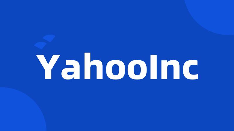 YahooInc