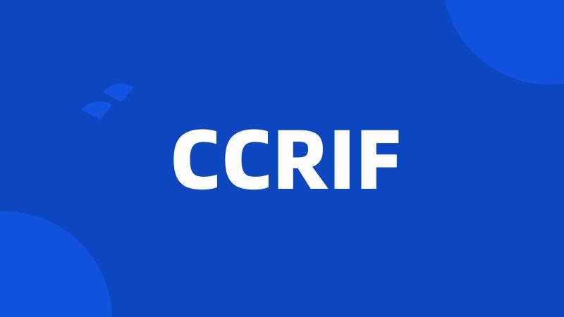 CCRIF