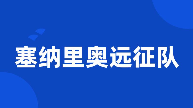 塞纳里奥远征队