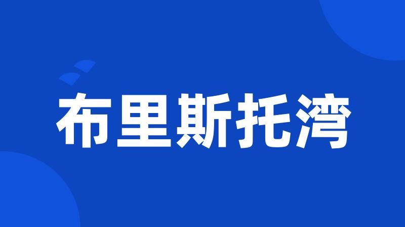 布里斯托湾