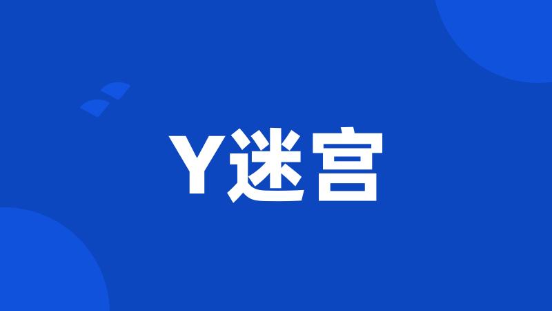 Y迷宫