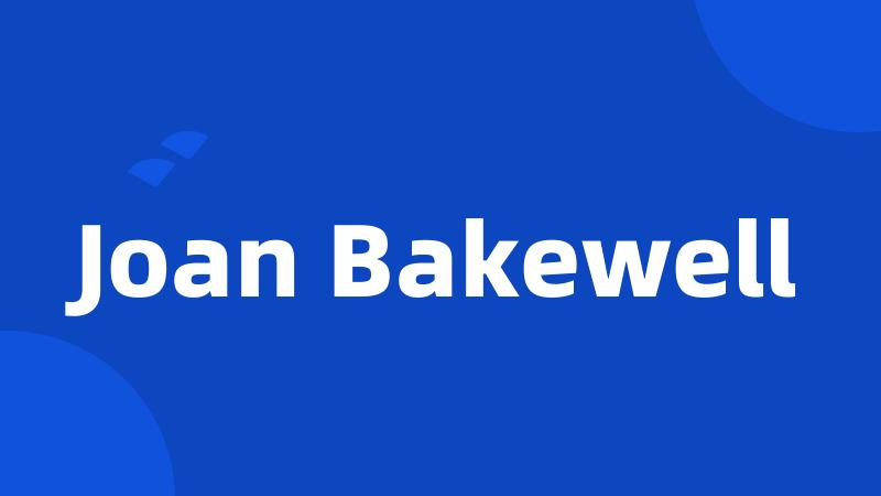 Joan Bakewell