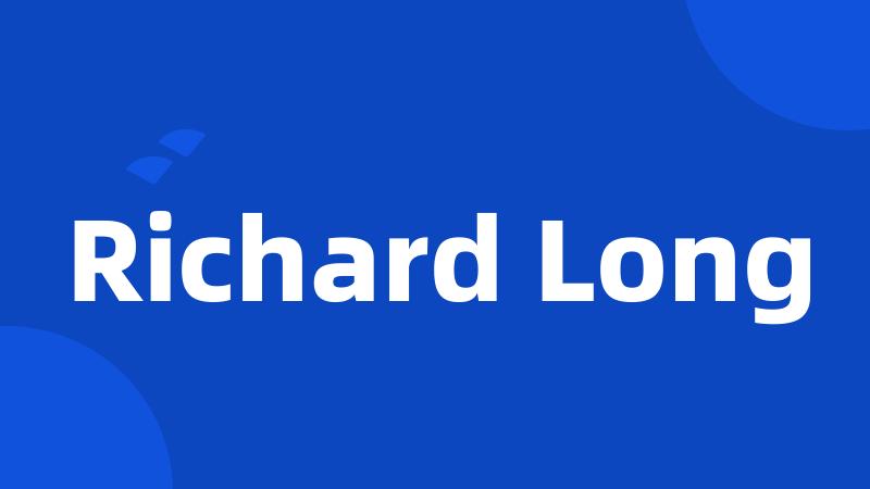 Richard Long